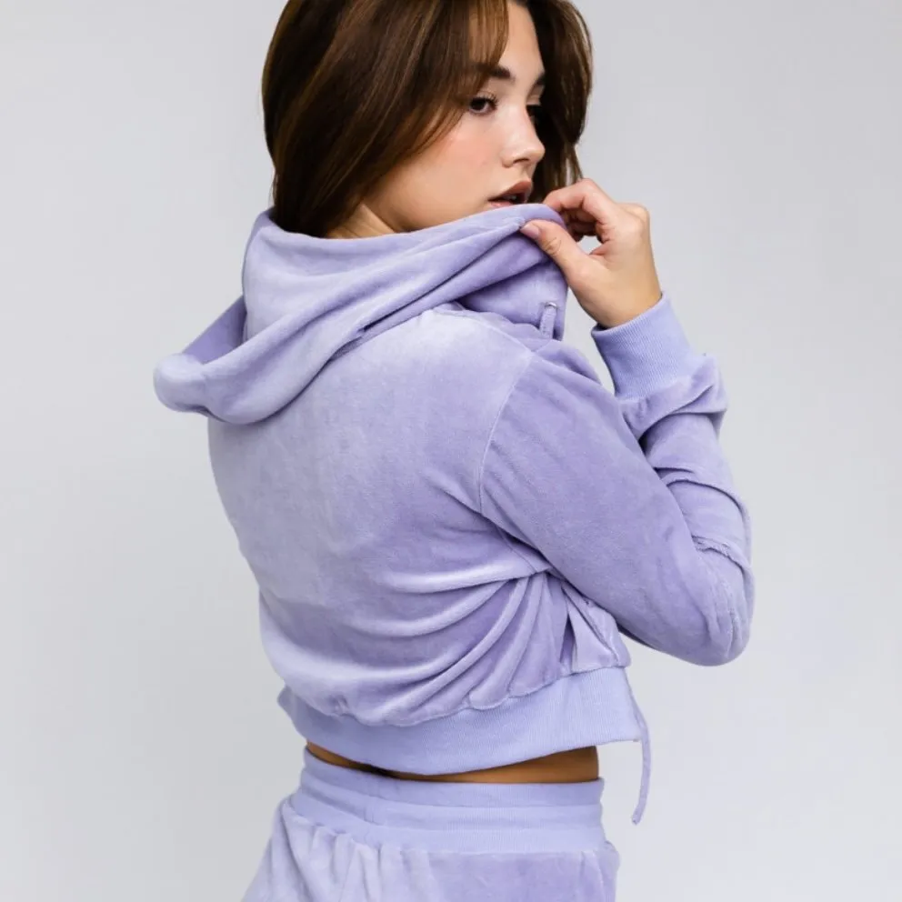 Najah Lilac Zip Up