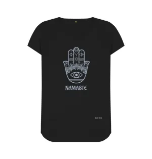 Namaste V Neck Tee