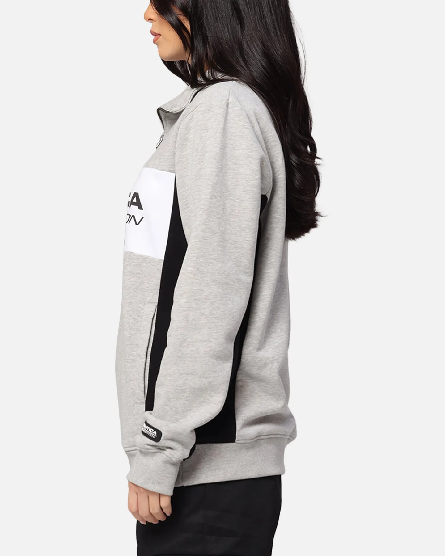 Nautica Mallard 1/4 Zip-Up Top Grey Marle