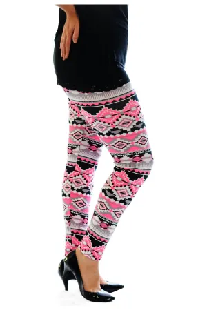 Neon Aztec Leggings