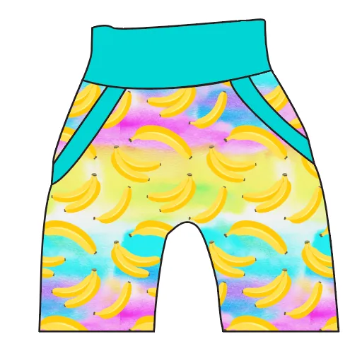 Neon Bananas Beanpole Pants And Shorts