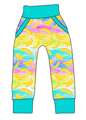 Neon Bananas Beanpole Pants And Shorts