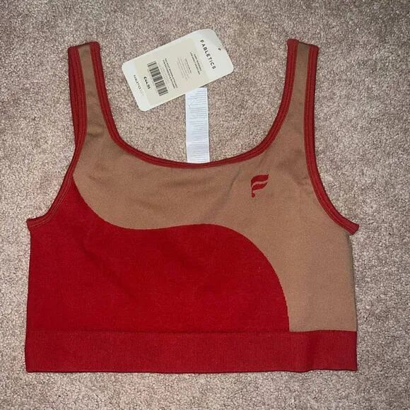 New Fabletics Sunny Reversible Sports Bra   Bike Short Seamless Set size L