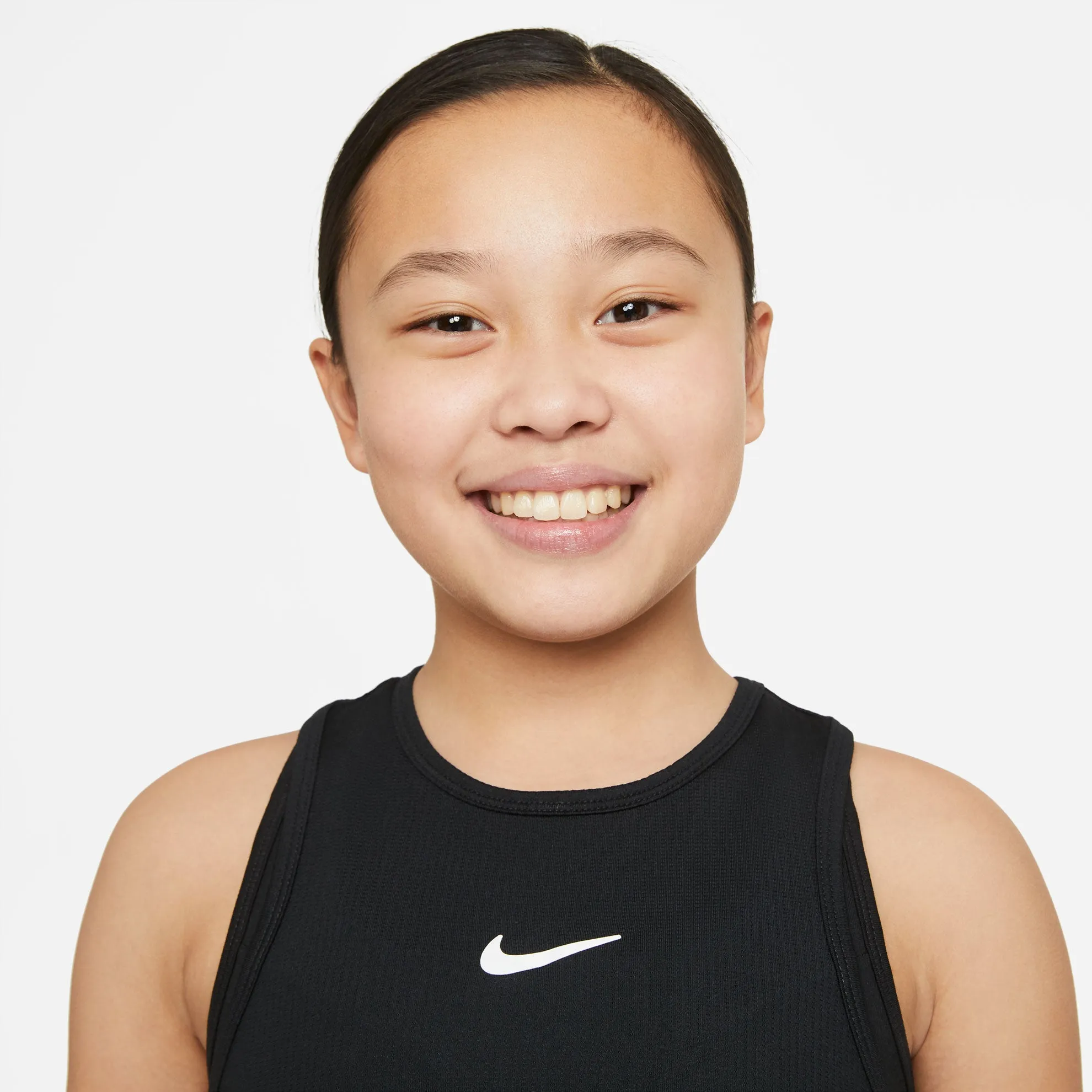 Nike Girls' Dri-FIT Victory Tank (Black/White)