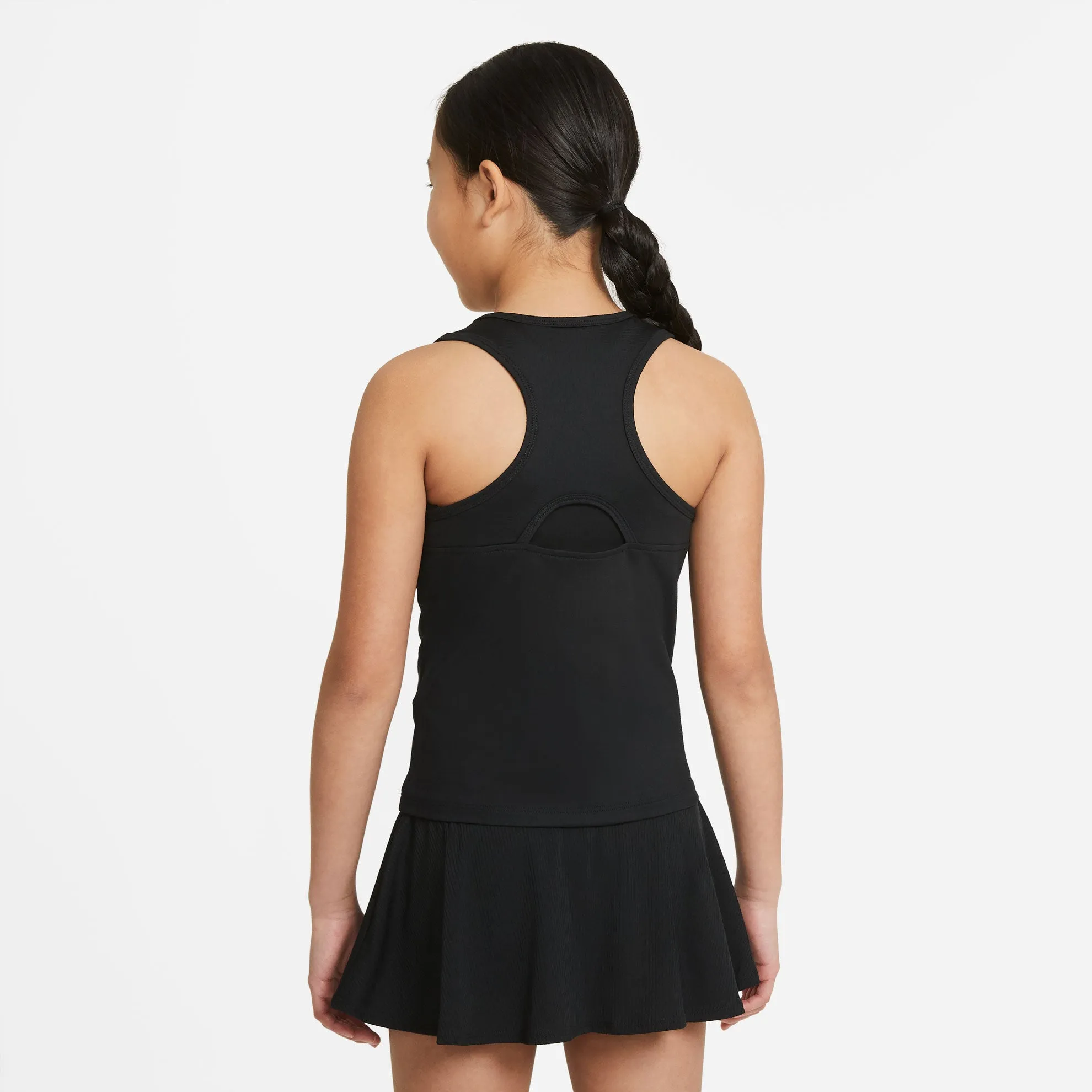 Nike Girls' Dri-FIT Victory Tank (Black/White)