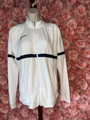 Nike (Medium) B&W Dri-Fit Zip Up Sporty Jacket