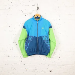 Nike Shell Tracksuit Top Windbreaker Jacket - Blue - S