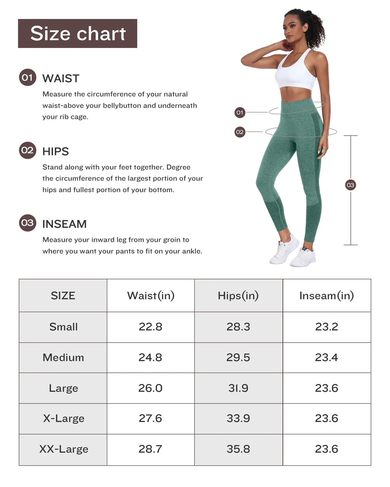 NORMOV Seamless Workout Butt Lifting Leggings - Booty Scrunch Gym Leggings for Women(AB Forest Green,S)