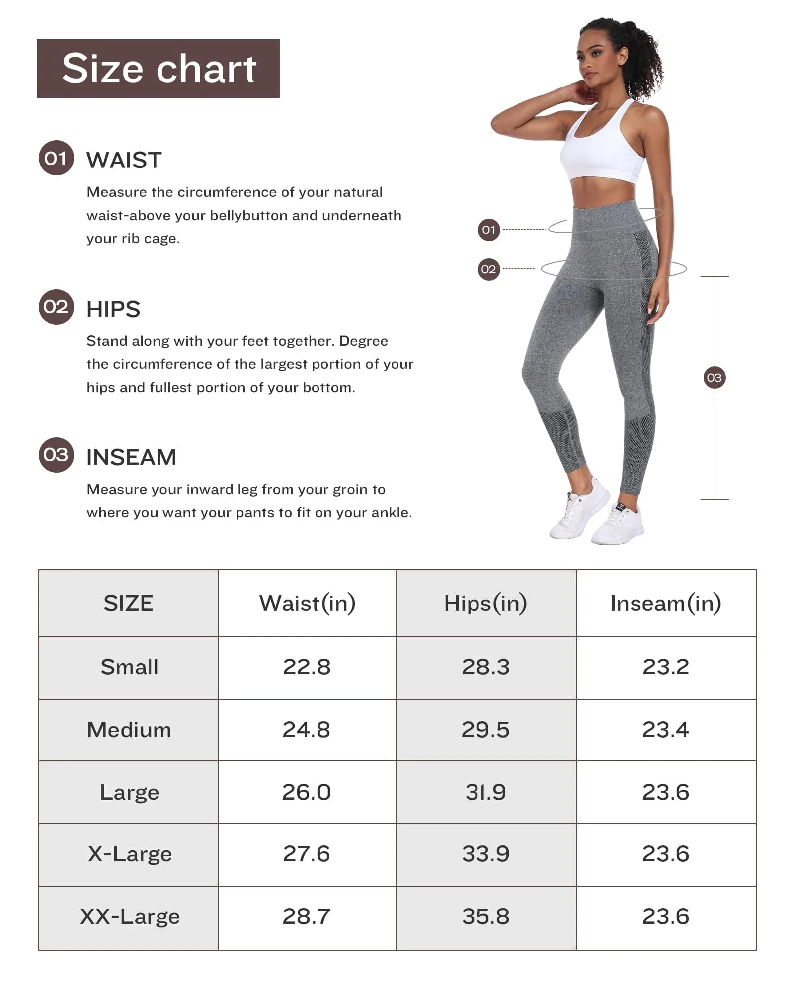 NORMOV Seamless Workout Butt Lifting Leggings - Booty Scrunch Gym Leggings for Women(AB Grey,S)