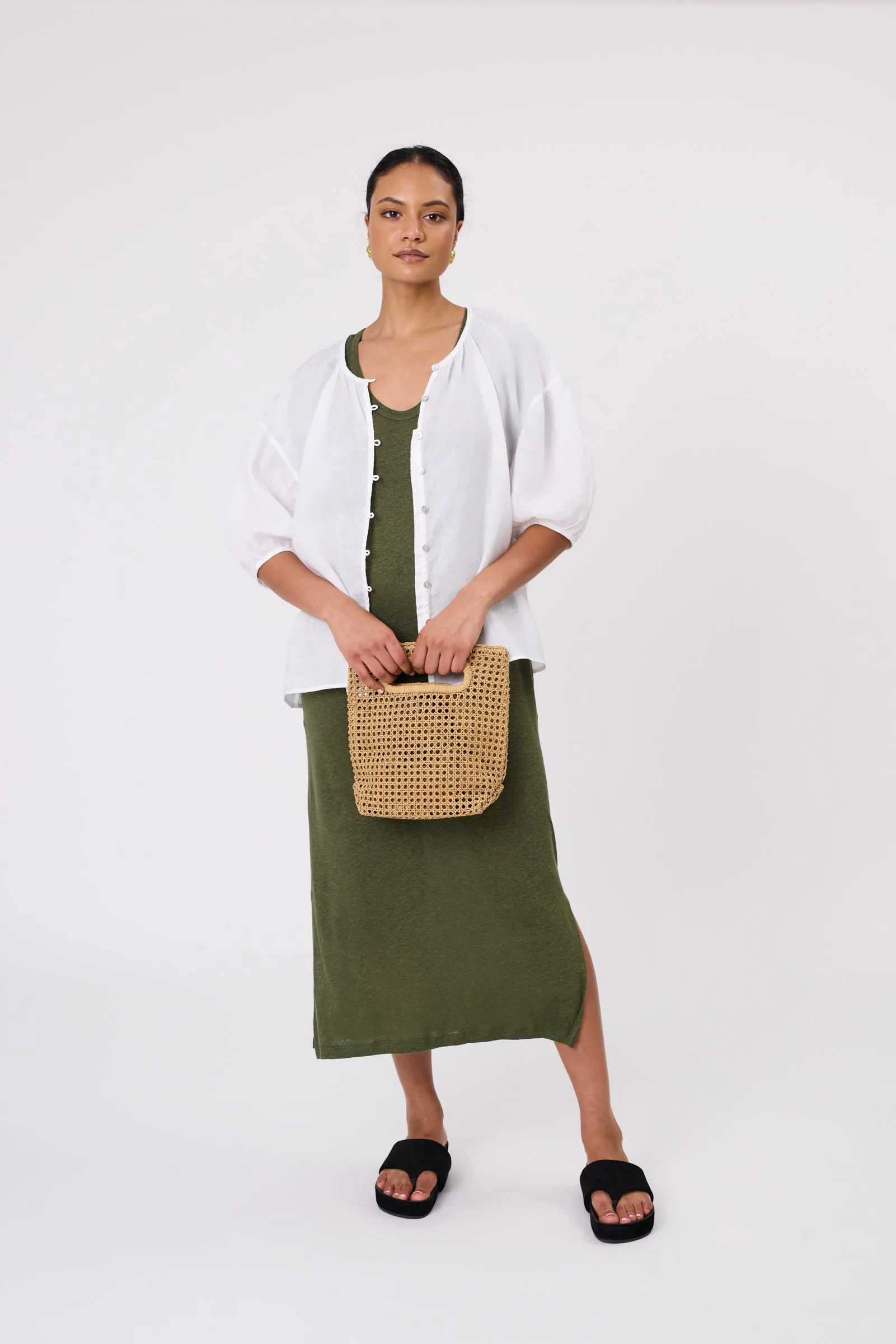 Noto T Shirt Dress - Cypress