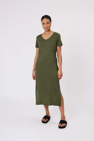 Noto T Shirt Dress - Cypress