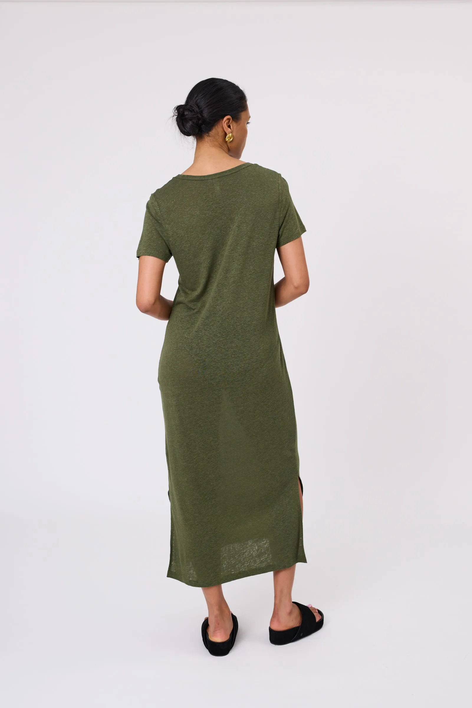 Noto T Shirt Dress - Cypress