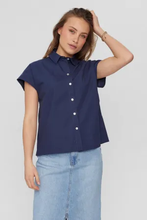 NUGIA SLEEVELESS SHIRT - Dress Blues