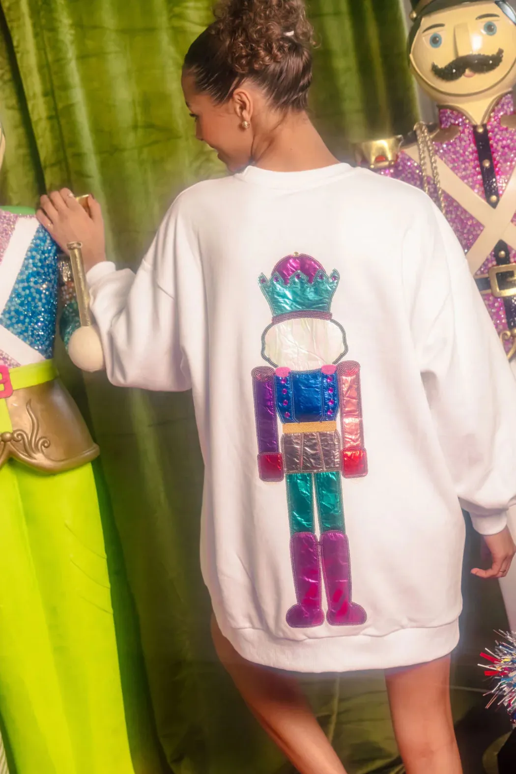 Nutcracker Sweatshirt Dress