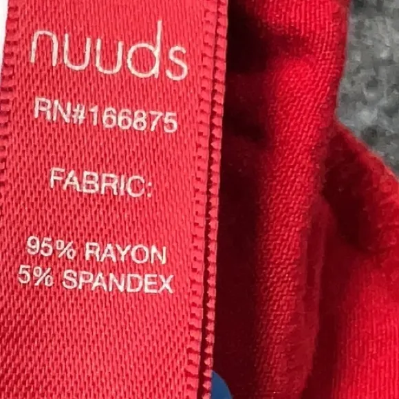 NUUDS RED Pajama Jogger Set (discontinued color)