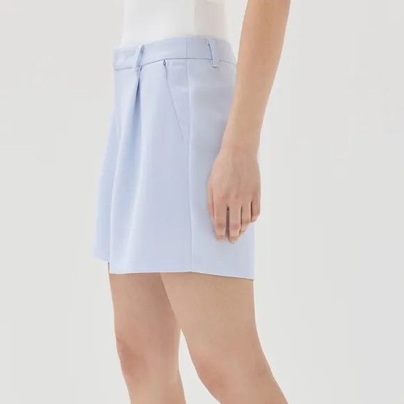 NWT Good American high waisted Luxe Suiting Trouser Shorts | size 10/30