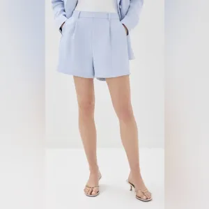 NWT Good American high waisted Luxe Suiting Trouser Shorts | size 10/30