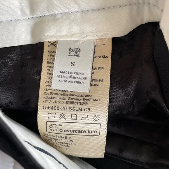 NWT! Scotch &amp; Soda Classics Longer Length Tailored Shorts Size Small