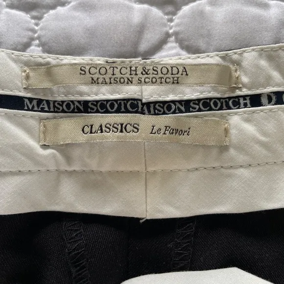 NWT! Scotch &amp; Soda Classics Longer Length Tailored Shorts Size Small