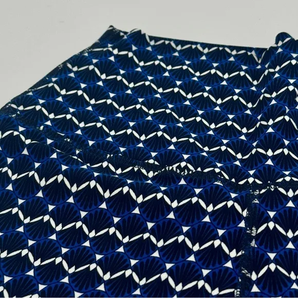 NWT Splits59 Airweight High Waisted Athletic Shorts Spandex Stretch Blue Shell