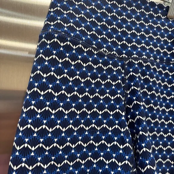 NWT Splits59 Airweight High Waisted Athletic Shorts Spandex Stretch Blue Shell