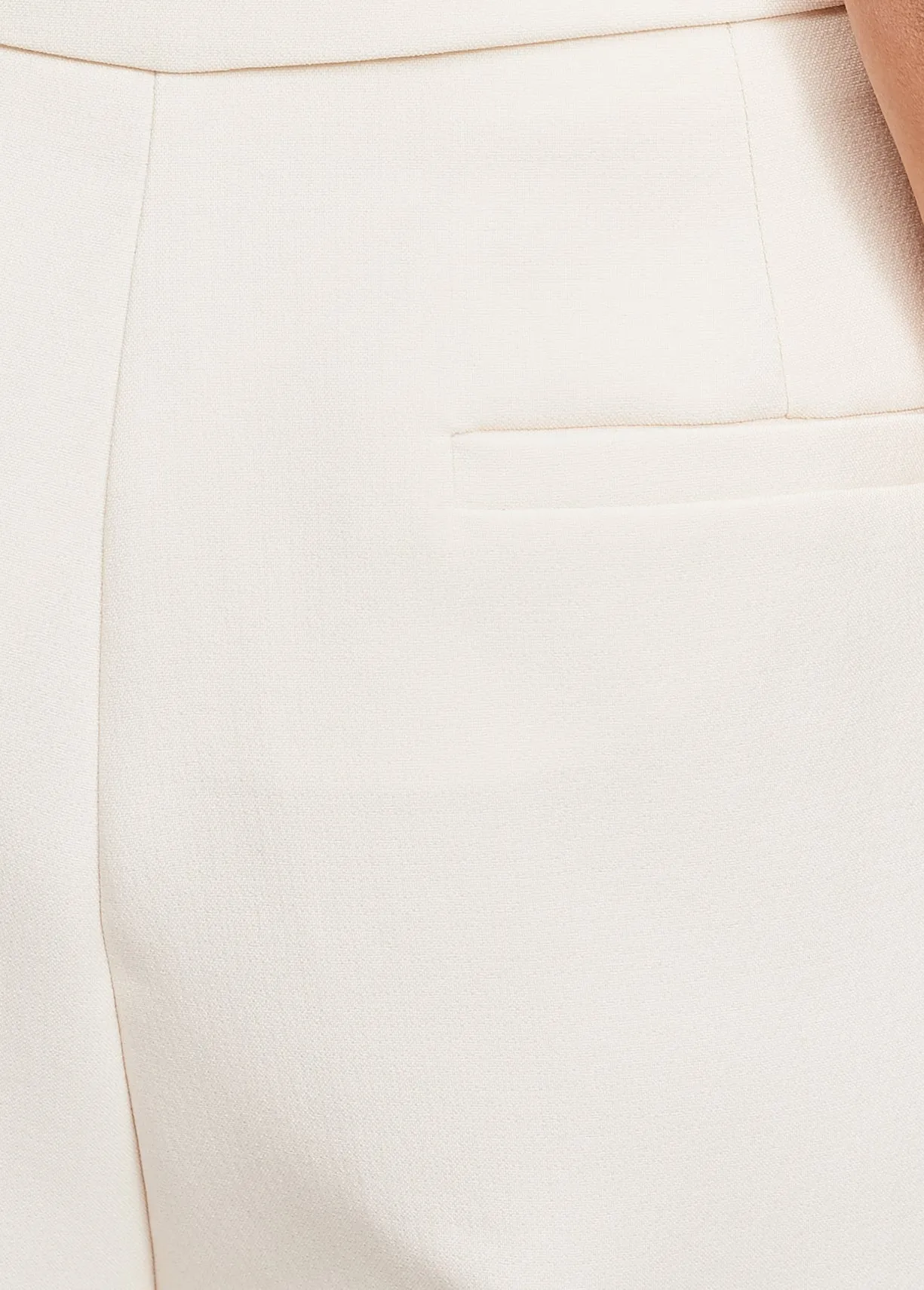 Off white classic tailored trousers