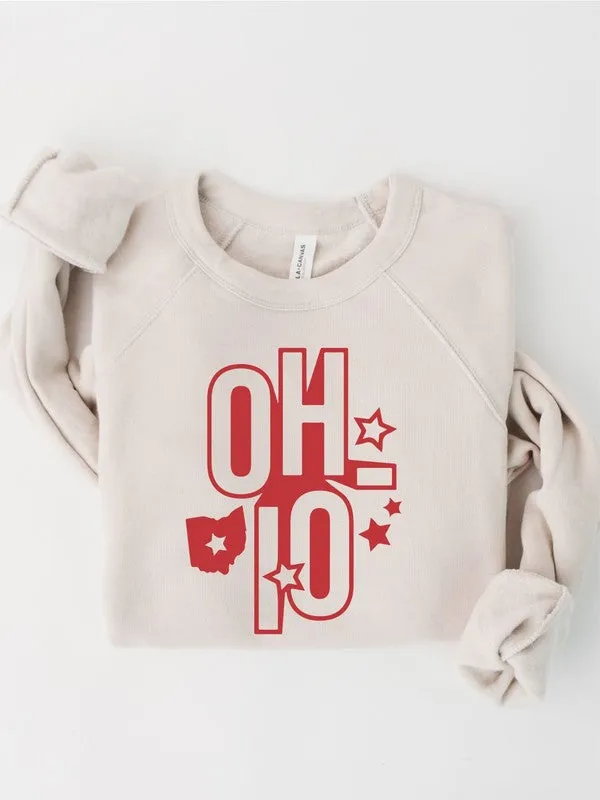 Ohio Stacked Star Premium Crewneck Sweatshirt