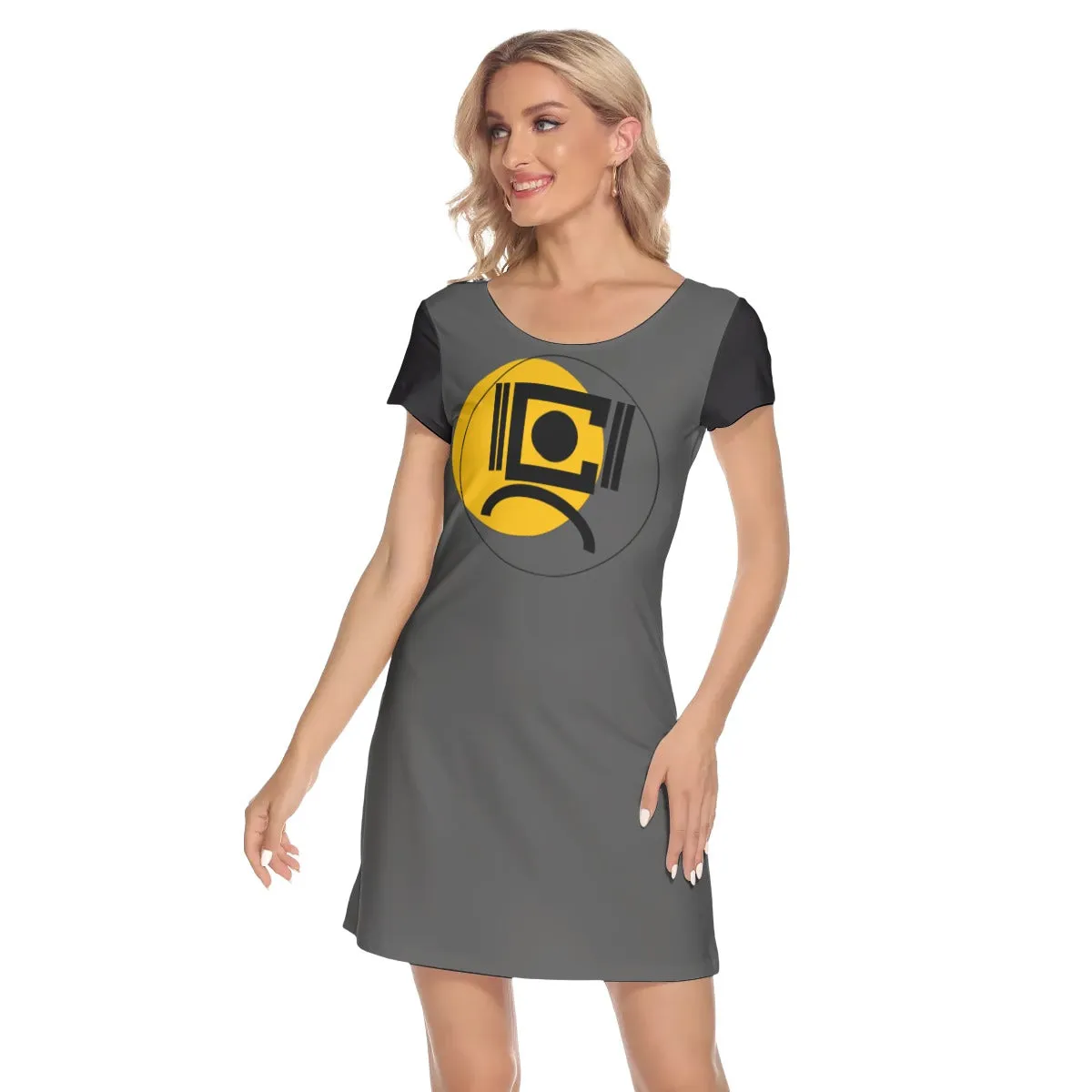 Origen Destination Signature Women's Short Sleeve O-neck Dress
