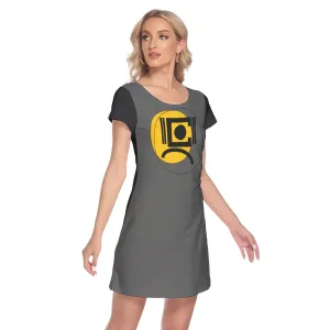 Origen Destination Signature Women's Short Sleeve O-neck Dress