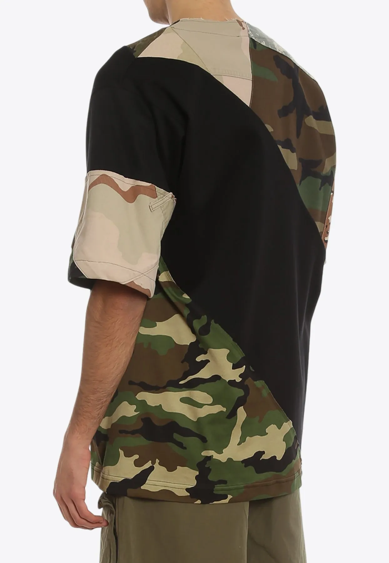 Oversized Patchwork T-shirt