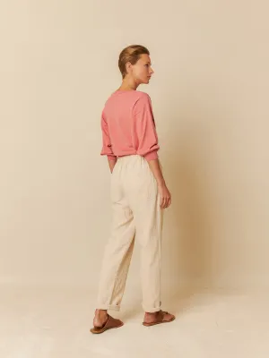 Panama Jogger Pants Ecru