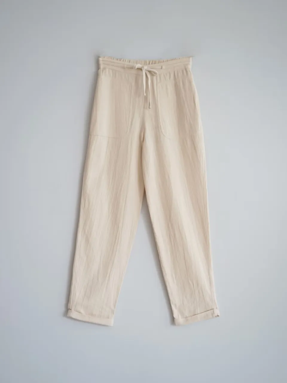 Panama Jogger Pants Ecru