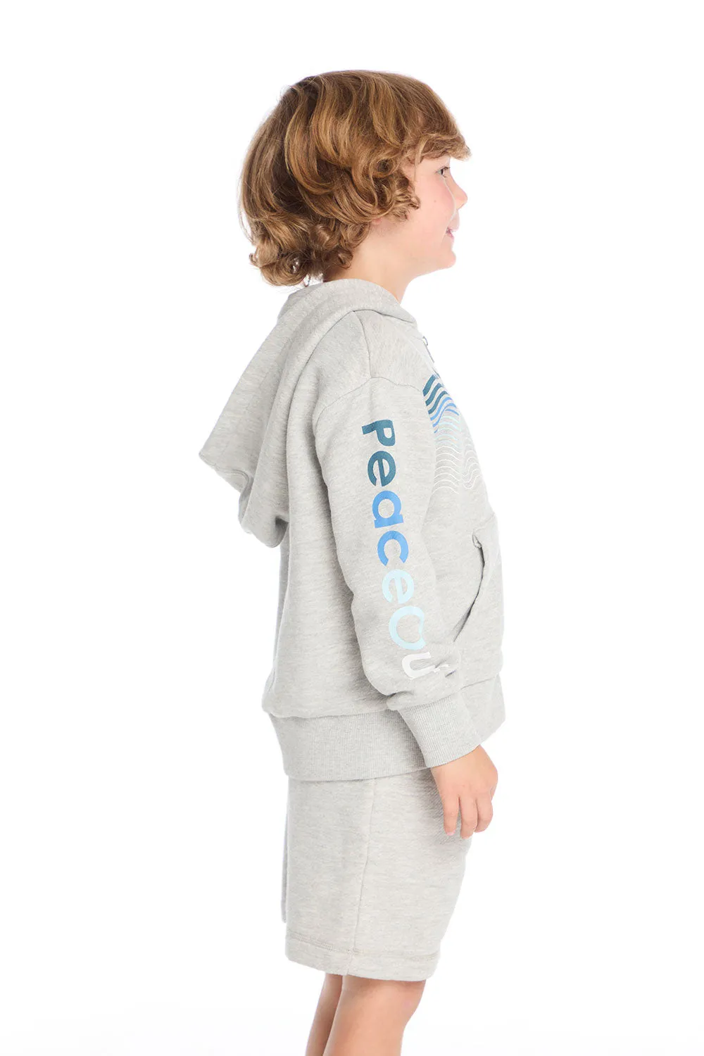 Peace Out Zip Up Hoodie