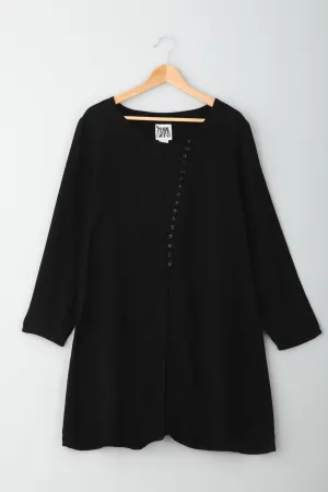 Pearly Buttons in Black