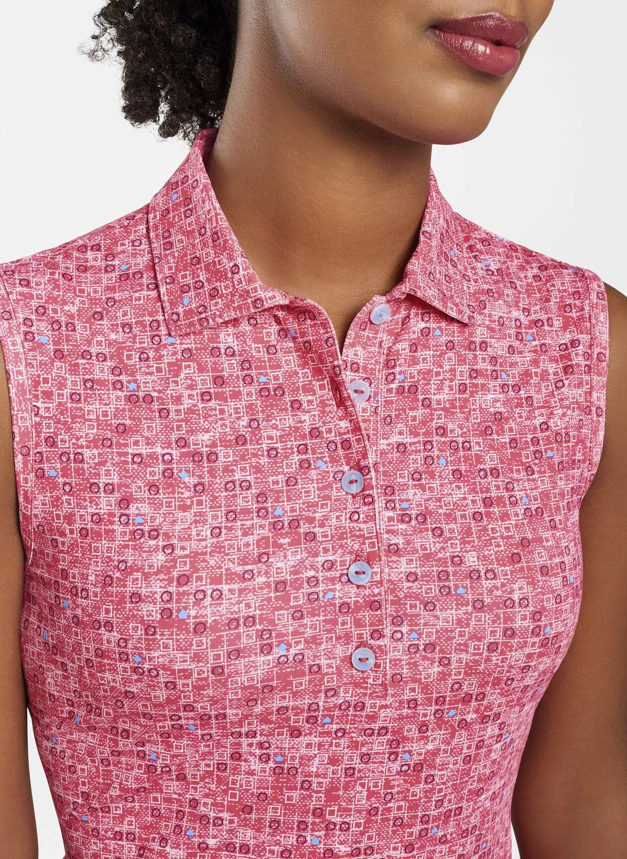Peter Millar Womens PERFECT FIT PERF SLVLSS POLO - BIRDIES AND BOGEYS