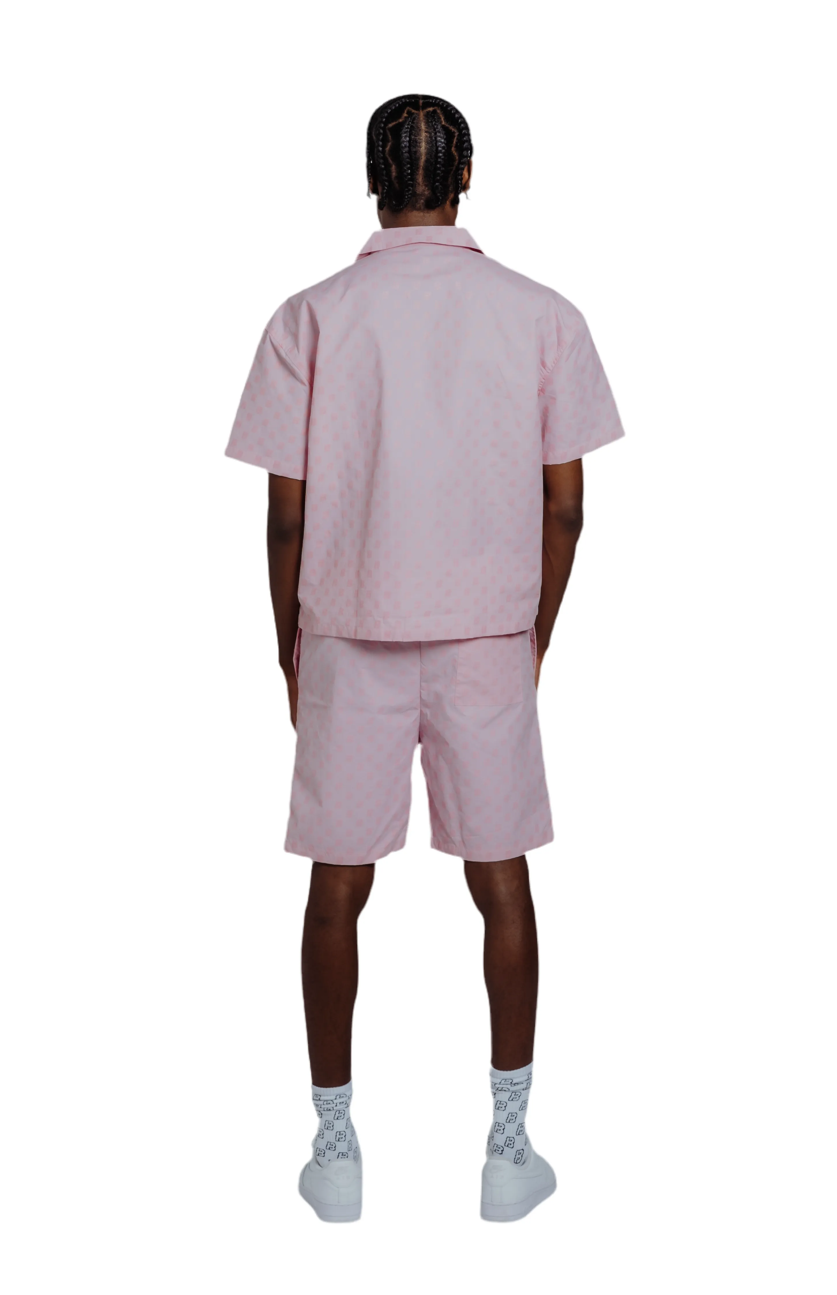 Pink Renylon Tailored shorts