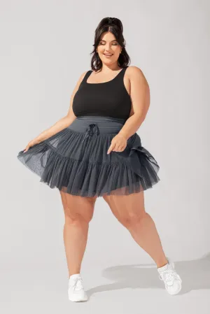 Pirouette Skort - Smoky Grey