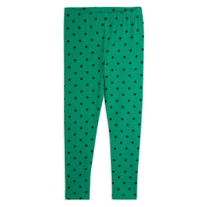 Polka Dot Leggings - Green
