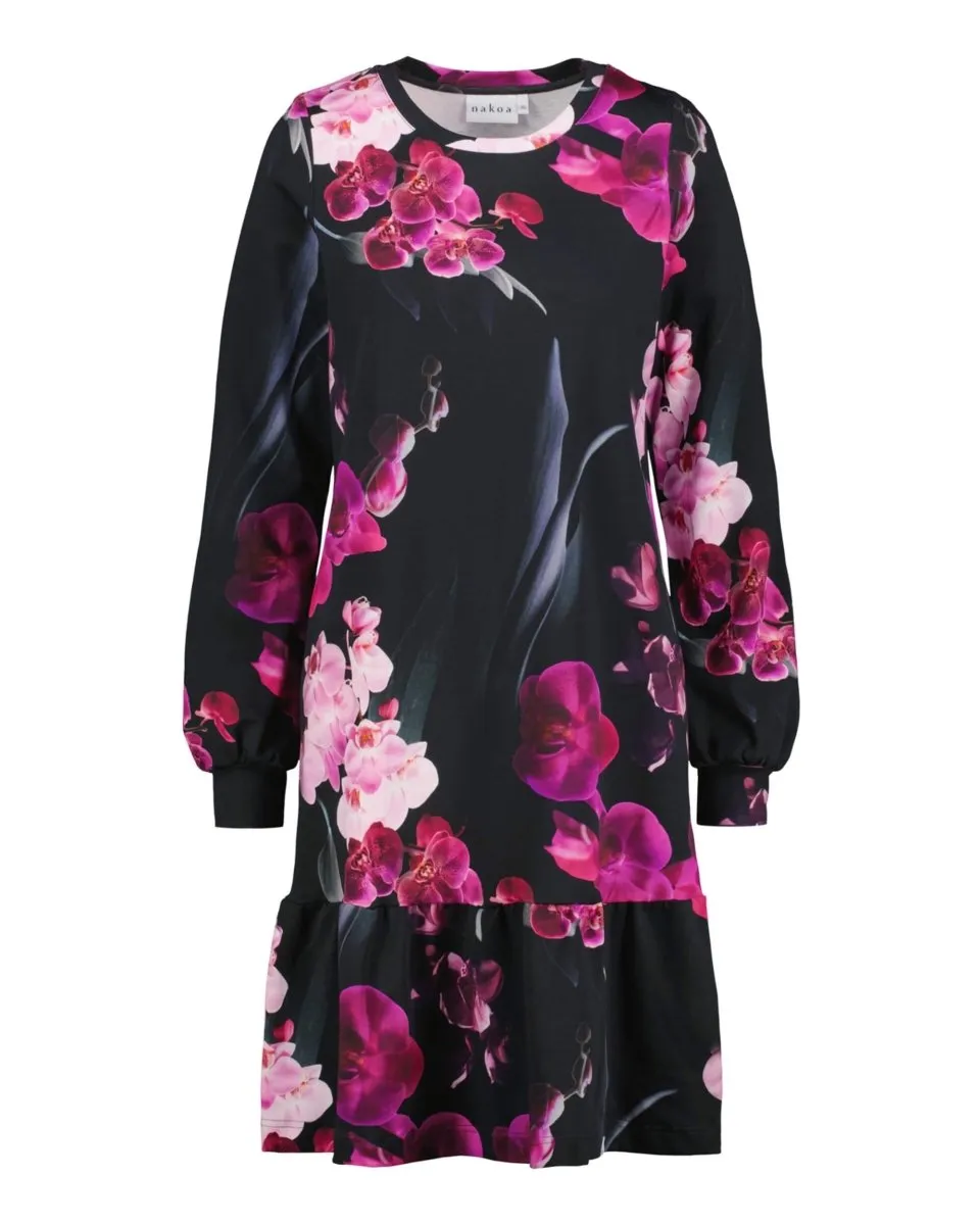 Poppy Dress Black Orchid