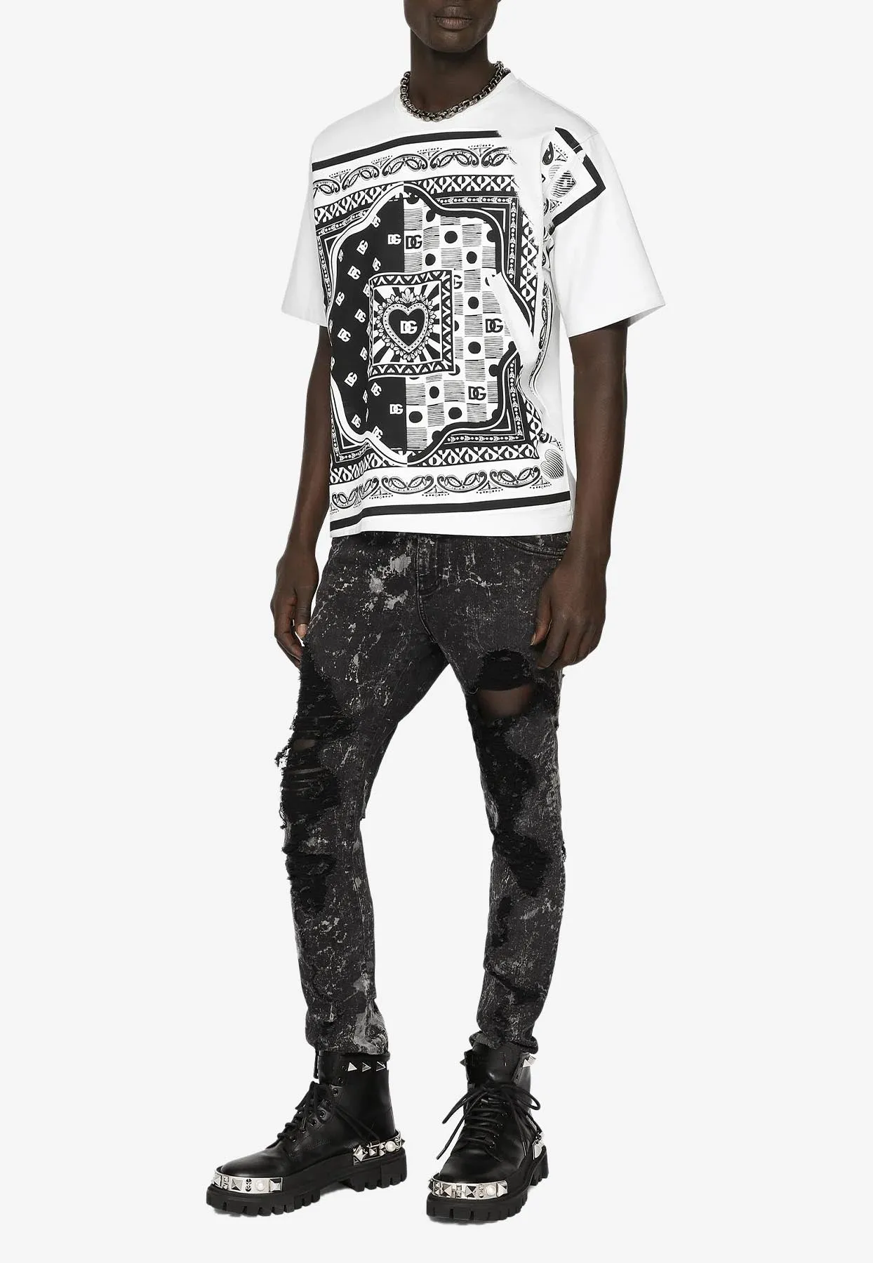 Printed Short-Sleeved T-shirt
