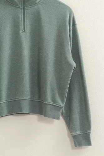 Pullover Half Zip Crew