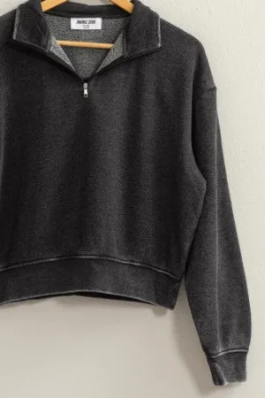 Pullover Half Zip Crew