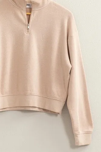 Pullover Half Zip Crew