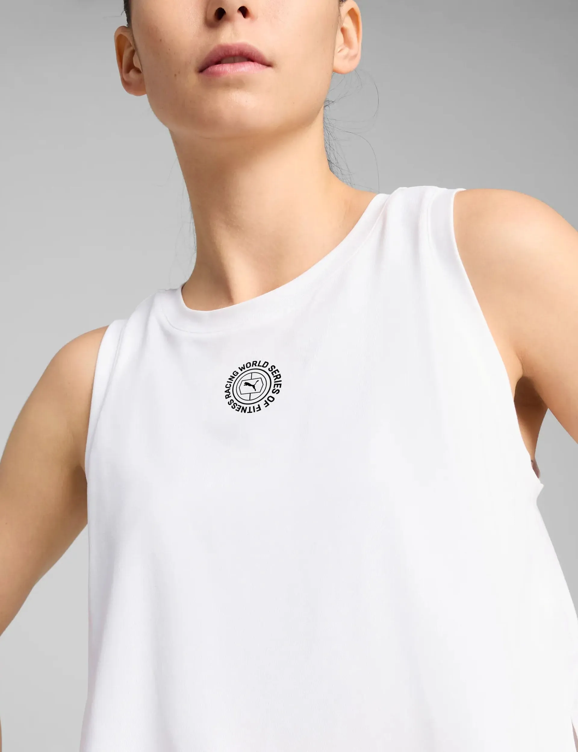 Puma x Hyrox Cloudspun Sleeveless Top - White