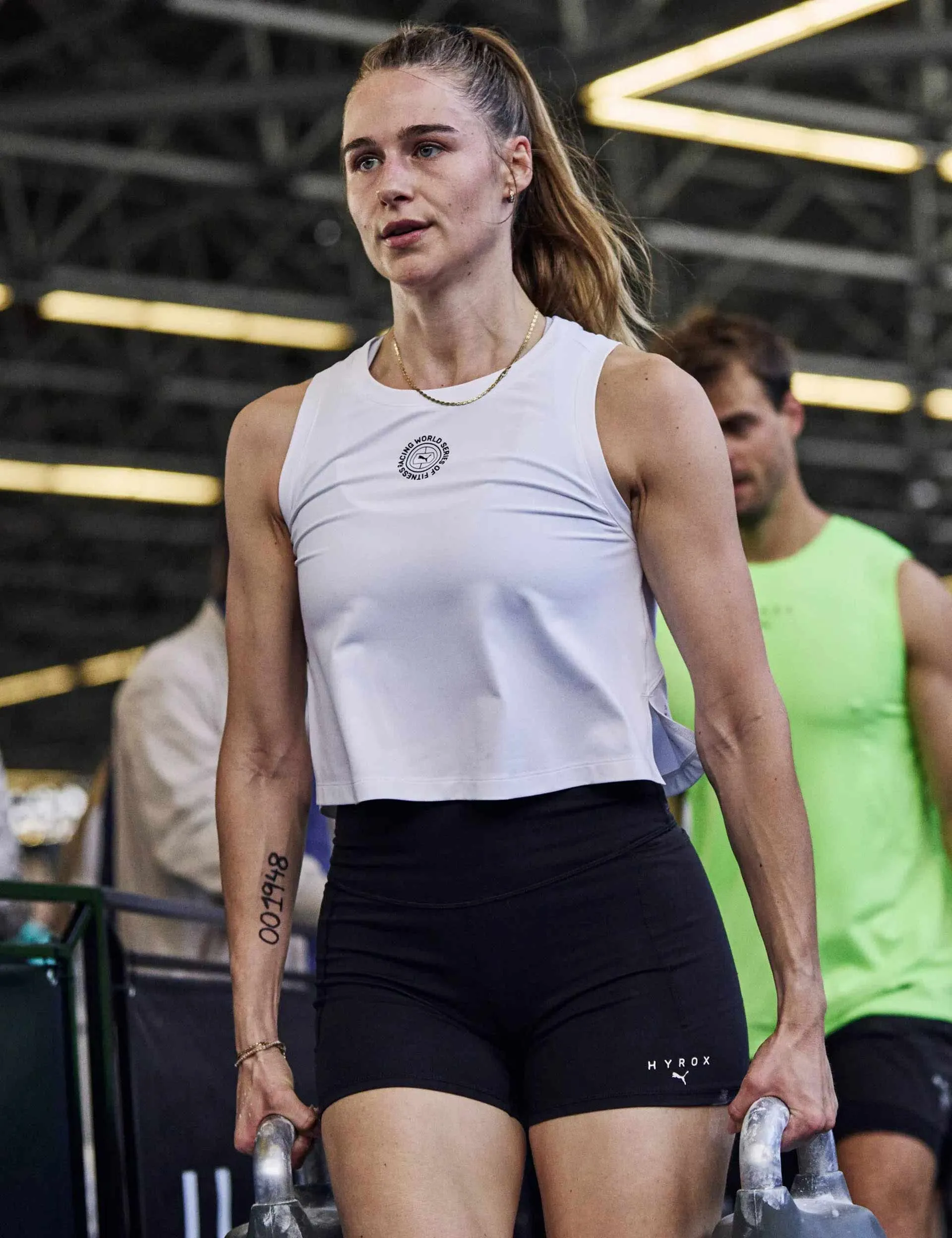 Puma x Hyrox Cloudspun Sleeveless Top - White
