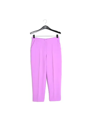 Purple classic tailored trousers