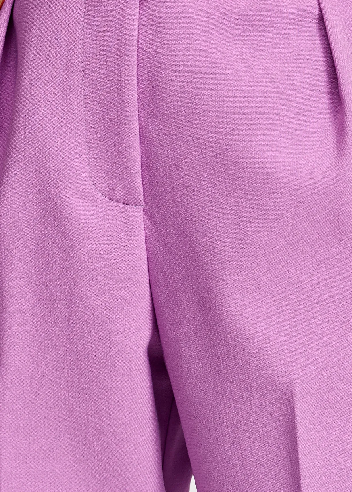 Purple classic tailored trousers