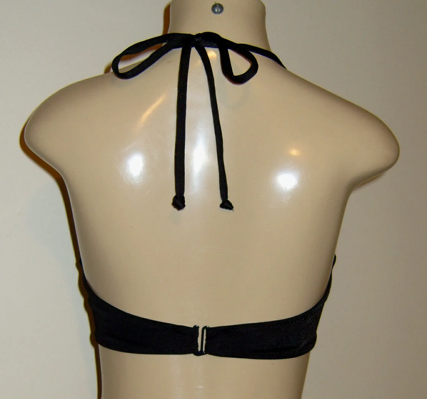 Push up underwire tie halter bikini tops