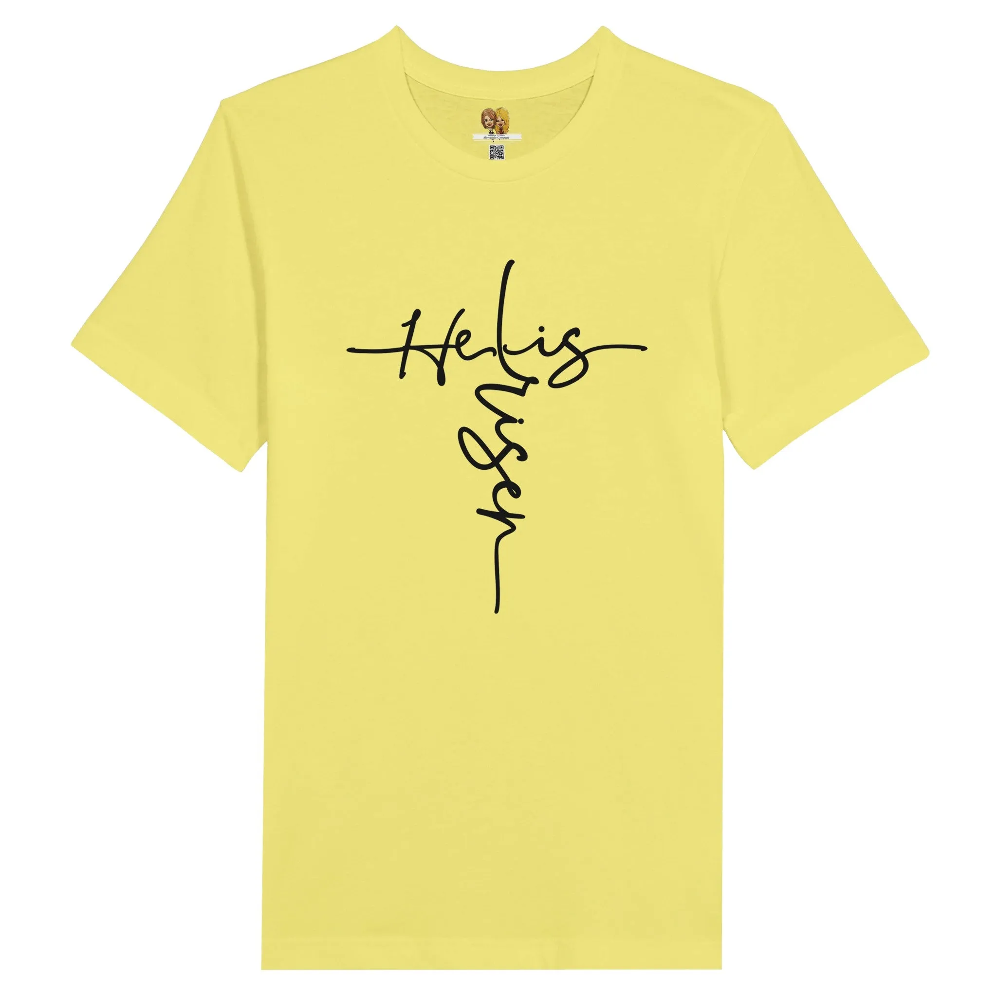 "He Is Risen" Premium Unisex Crewneck T-shirt