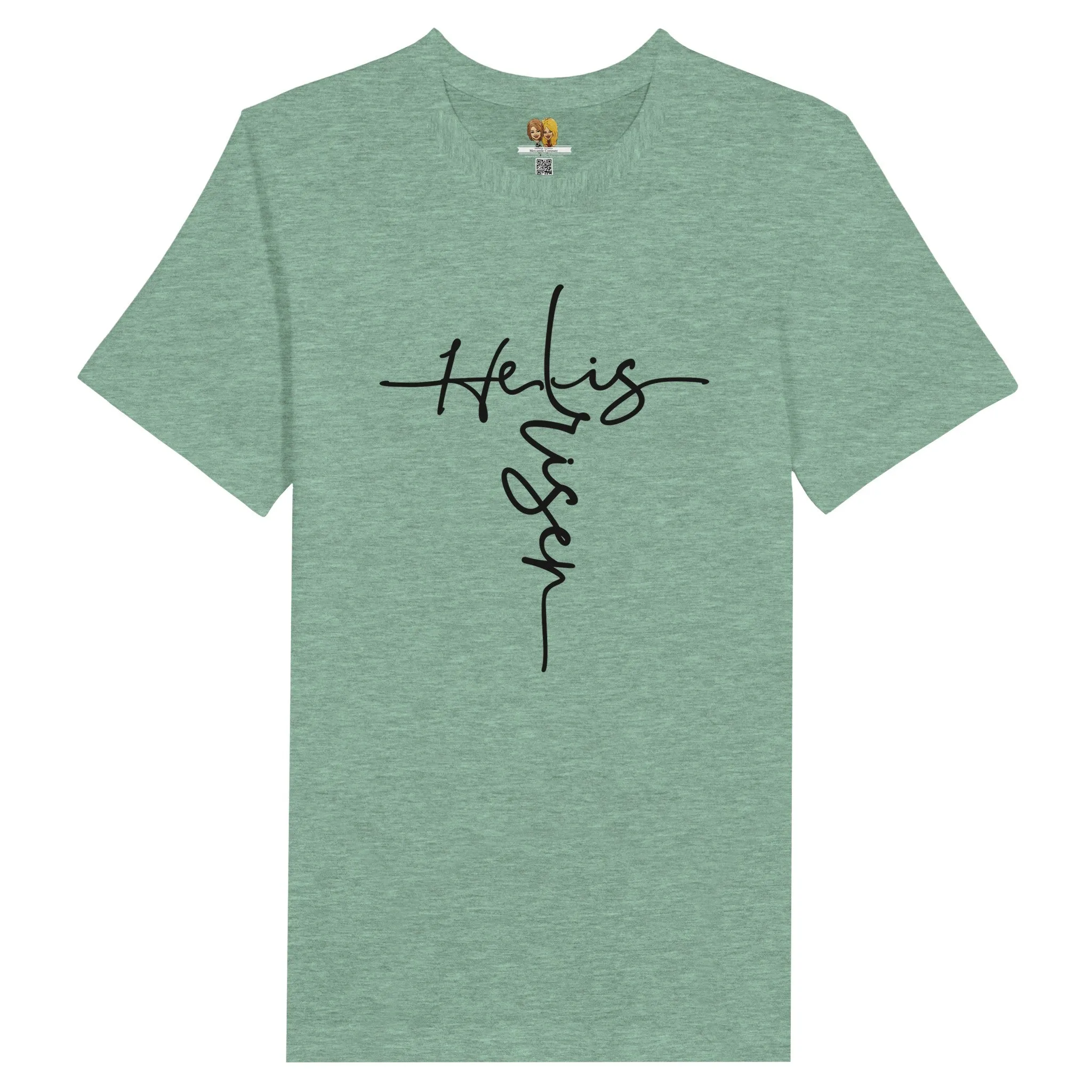 "He Is Risen" Premium Unisex Crewneck T-shirt